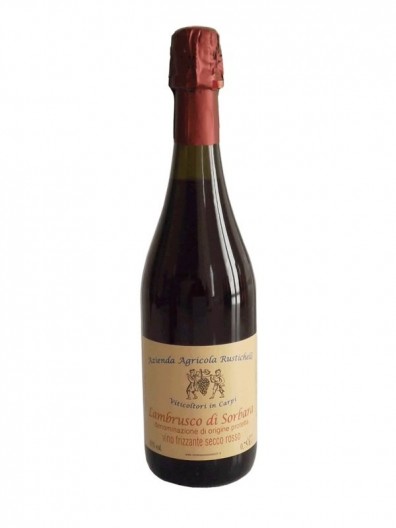 Vino rosso frizzante secco Lambrusco