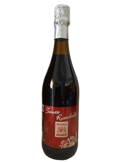 Vino rosso frizzante lambrusco Salamino
