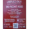 Vino Lambrusco rosso frizzante Emilia IGP